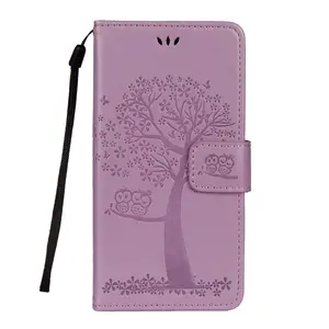 Individuell bedruckte PU Leder Brieftasche Handy hülle für iPhone 15 Pro Max Fashion Tree Design Handy hülle für iPhone 15