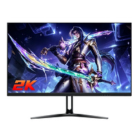 Moniteur OEM Ips 24 pouces 144Hz QHD sans cadre, moniteur d'ordinateur de jeu LCD, 2K 2560*1440, moniteur PC de bureau