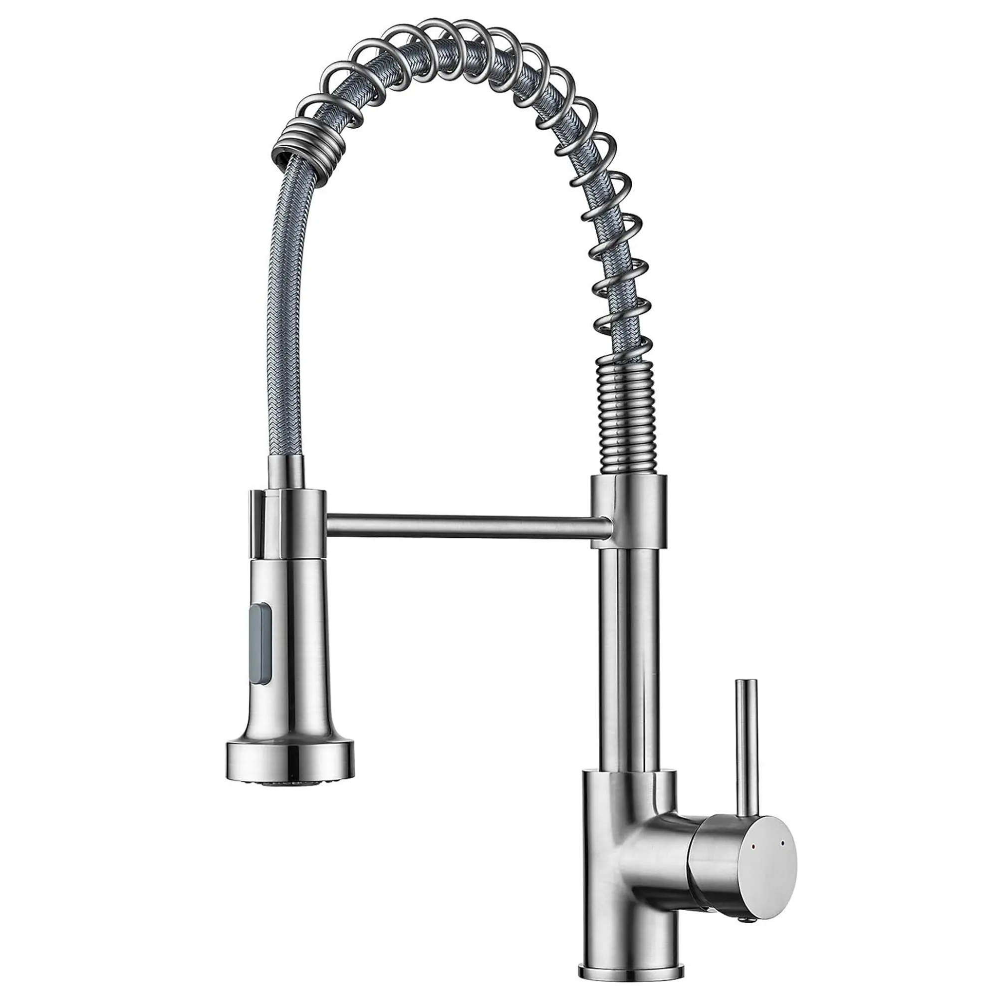 CYEN high quality multifunctional outlet water easy installation pull down spray brushed nickle sink faucets kitchen faucet
