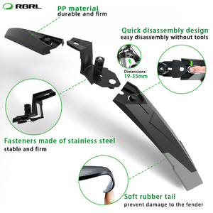 RBRL fabrika PP dağ bisikleti çamurluk bisiklet çamurluk Mtb çamurluk bisiklet 24-29'' - Product Image 4