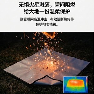 ที่นอนกันความร้อนสำหรับตั้งแคมป์กลางแจ้ง Tutu ขนาด 50x60 ซม. ผลิตจากโพลีเอสเตอร์ พกพาสะดวก ใช้กลางแจ้งได้ - Product Image 5