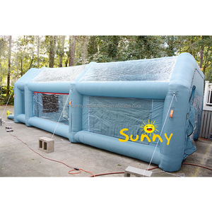 Extérieur Transparent Mobile Gonflable Cabine de Voiture Tente Cabine Couverture de Voiture Bulle étanche maison Tente Couverture de Voiture - Product Image 6