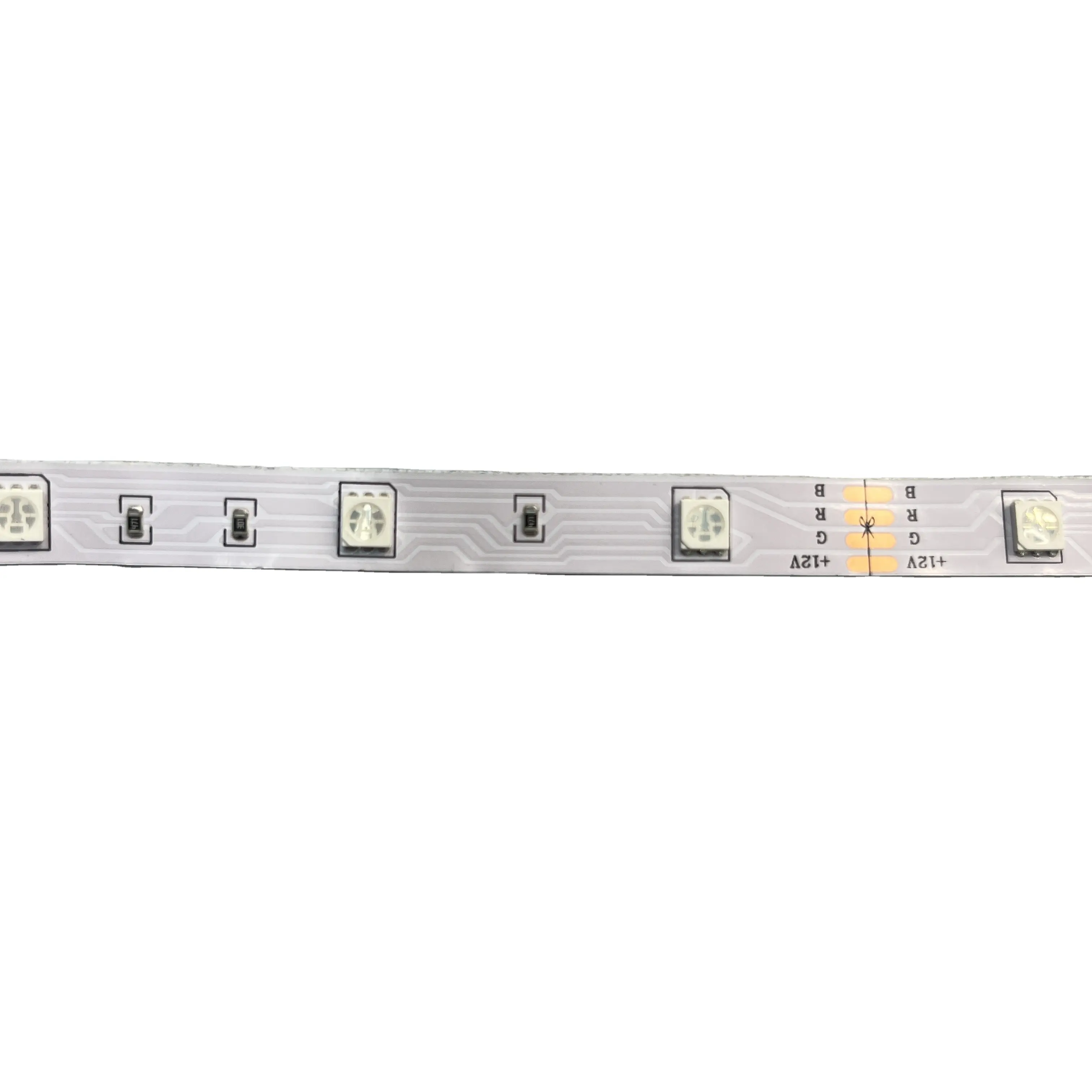 RGBフレキシブル50502835RGB防水60 leds LEDストリップライト5m12v 24vLEDストリップライト