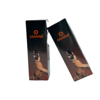Boîte d'emballage cosmétique personnalisée en gros, boîte en papier pliable recyclable gaufrée pour flacon de sérum ou lotion pour soins de la peau