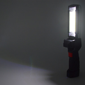 Lampe de travail Explor Cob rechargeable, portable, avec crochet magnétique, pliable, lumière blanche, pour réparation et utilisation en cas d'urgence - Product Image 4