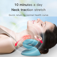 Bravo Orthopedic : Appareil de relaxation et de soutien cervical pour soulager la douleur, dispositif de traction cervicale, étireur de cou rembourré en mousse