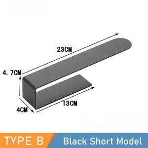 Porte-serviettes mural robuste en acier inoxydable <span class=keywords><strong>de</strong></span> qualité supérieure, noir mat, pour salle <span class=keywords><strong>de</strong></span> bain et cuisine - Product Image 4