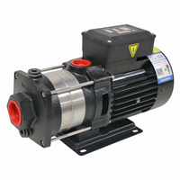 Pompe à eau centrifuge multi-étages en acier inoxydable à moteur électrique à courant continu haute pression