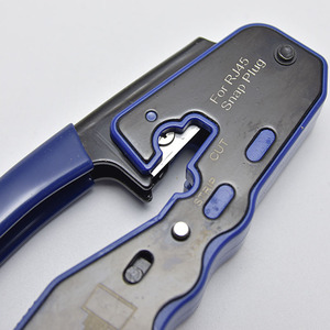 YTH Professional Cat7 <strong>RJ45</strong> Crimping Tool High Carbon Steel Pass Through <strong>Crimp</strong> Pliers with Foldable Handle for Ethernet <strong>Cable</strong> - Product Image 5