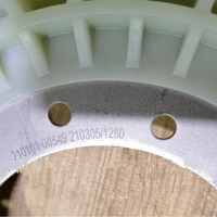 Moteur de ventilateur du système de refroidissement du moteur DP126, pale de ventilateur 210101-00549 pour accessoires de générateur Doosan Daewoo
