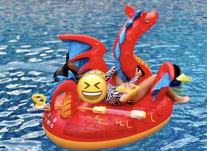 <span class=keywords><strong>Flotador</strong></span> Inflable de Pato con Gafas de Sol, <span class=keywords><strong>Flotador</strong></span> de Pato Amarillo, <span class=keywords><strong>Divertido</strong></span> Juguete Inflable para Piscina - Product Image 4