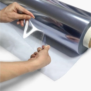 Rollo de fábrica Super Clear16 Mil tela de vinilo <span class=keywords><strong>transparente</strong></span> <span class=keywords><strong>Lona</strong></span> de vidrio de película <span class=keywords><strong>transparente</strong></span> de <span class=keywords><strong>PVC</strong></span> de grado marino para cubierta de tienda - Product Image 4