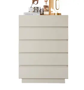 White black mdf storage drawers cabinet modern bedroom beside drawers chest and table