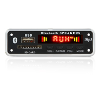 Módulo Amplificador de 40W/20W, Reproductor MP3, Placa Decodificadora Bluetooth 5.0, Módulo de Radio FM para Automóvil de 12V, Tarjeta Inalámbrica Manos Libres, Grabación de Audio