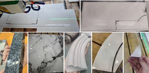 Routeur <span class=keywords><strong>CNC</strong></span> entièrement automatique à 4 axes, scie à pont, <span class=keywords><strong>machine</strong></span> de polissage et de chanfreinage de pierre, moteur servo, haute efficacité, puissance 15 kW, granit, marbre - Product Image 6