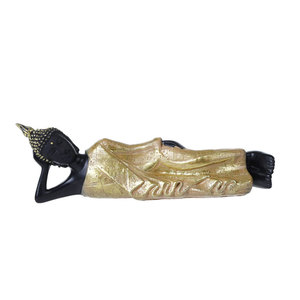 Al por mayor personalizado acostado artículos religiosos resina plata estatuas de Buda - Product Image 2