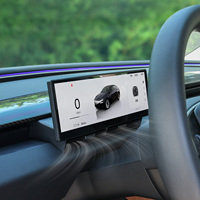 Écran tactile 2.5D de 10,88'' pour tableau de bord de voiture, CarPlay/Android Auto, amplificateur, caméra avant, Plug-and-Play, garantie 1 an