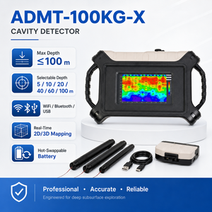 เครื่องตรวจจับพื้นที่ว่าง ADMT-100KG-X ของ Xinsu ความแม่นยำสูง 2% IP55 5-10W สร้างกราฟอัตโนมัติ สำหรับตรวจจับพื้นที่ว่างในถ้ำและพื้นที่ที่มีการเคลื่อนไหว - Product Image 2