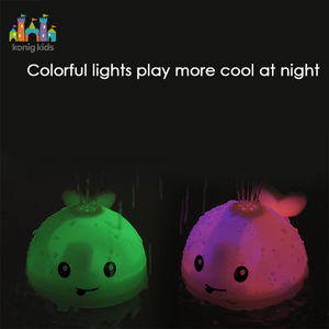 Jouets lumineux Konig Kids, jouets à jet d'eau en forme de baleine pour la baignoire, jouets LED pour enfants, jouets de bain - Product Image 4
