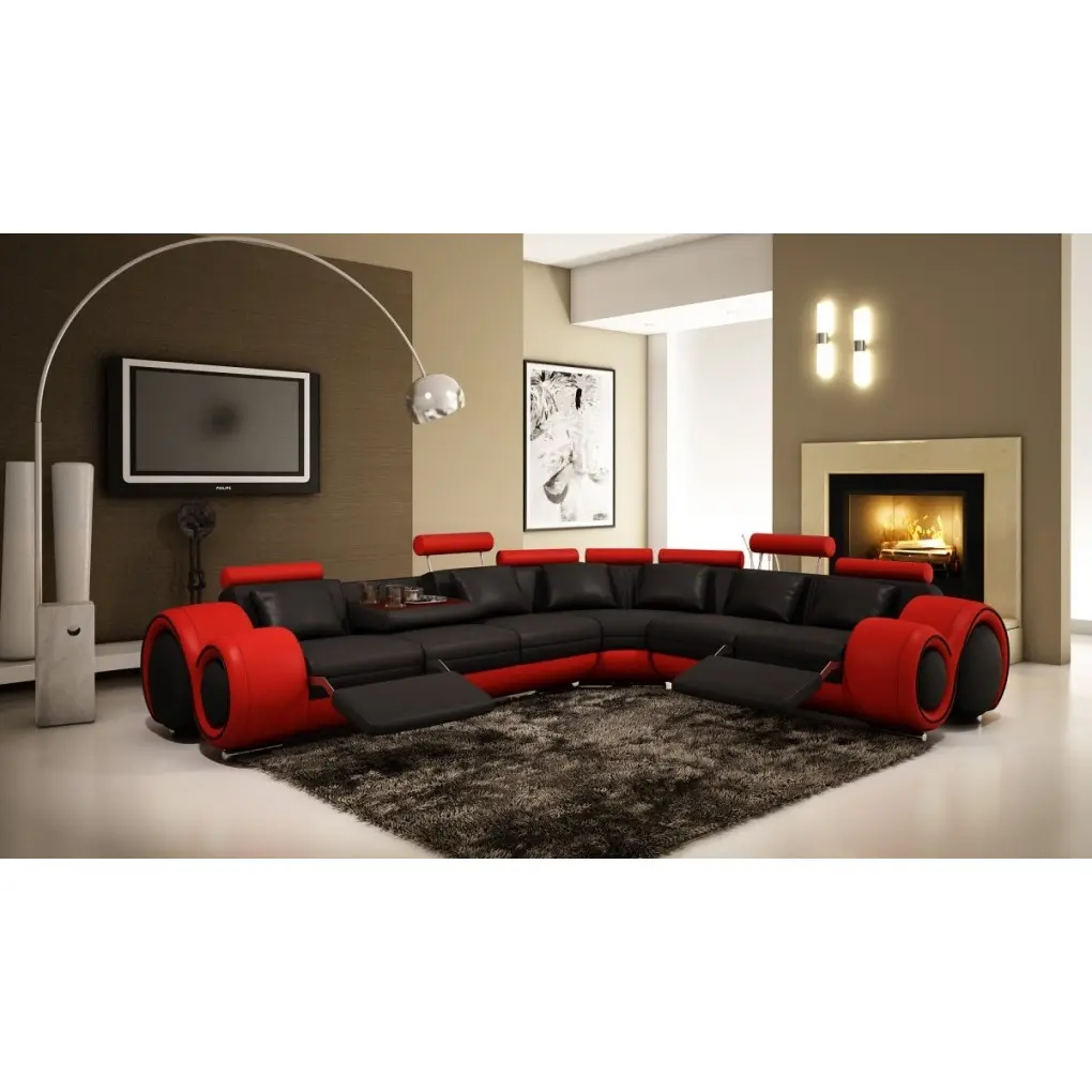Sofá de alta qualidade em couro l, capa para sofá e poltrona de couro da sala de estar, 2021