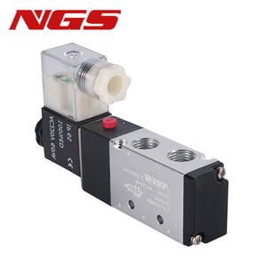 Nuova Valvola Solenoide Pneumatica NGS 5/2 a 5 Vie 1/4" 4V210-08 4V110-06 AC220V DC24V a Bobina Singola 4V310-10 4V410-15 - Product Image 6