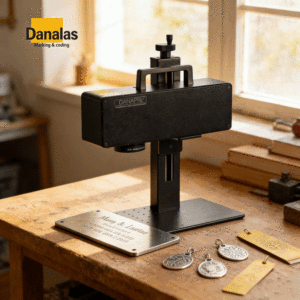 เครื่องแกะสลักเลเซอร์ไฟเบอร์คู่ DANA-3020 รุ่นใหม่ สำหรับใช้ในบ้าน ระบายความร้อนด้วยอากาศ 5W ความเร็วสูง 5000 มม./วินาที ใช้งานง่าย - Product Image 3