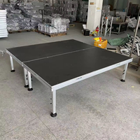 Plateforme de scène en aluminium de Chine avec certificat TUV, garantie 1 an, pieds de scène réglables, en vente