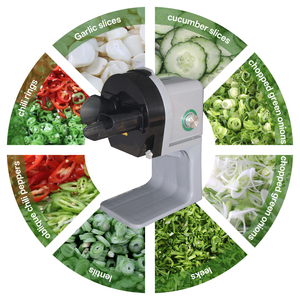Máy thái hành tây dưa chuột tự động bằng điện phổ biến dành cho hộ gia đình và thương mại - Product Image 3
