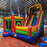 Le trampoline gonflable rapide pour enfants de château gonflable peut être utilisé pour l'interaction parent-enfant parc gonflable écologique
