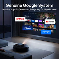Projecteur Home Cinéma VEVESHAO Zero 3 Max Intelligent 1700 ANSI 1080P LED Android 11 Mise au Point Automatique Stock Mondial Projecteur pour Lumière du Jour