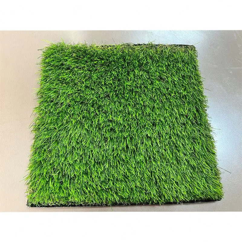 נפוץ נוף דשא עם אביב צבע עיצוב C-להב דשא מלאכותי