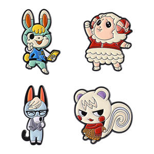 <span class=keywords><strong>Broche</strong></span> en métal mignonne de dessin animé Animal Crossing Lapin et <span class=keywords><strong>Agneau</strong></span> - Product Image 1