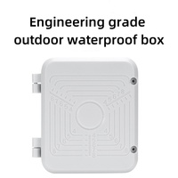 Boîte de dissimulation pour connecteur vidéo en plastique, support de câble d'alimentation, boîte de dissimulation carrée, boîte de rangement pour alimentation de caméra, accessoire de sécurité