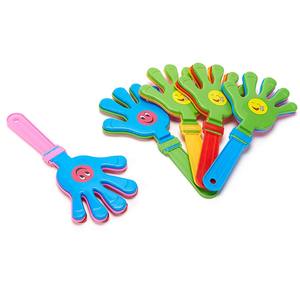 Clapet à main en plastique de 32 cm Vente en gros Logo personnalisé OEM Cadeau Ventilateur de football Fabricant de bruit - Product Image 1