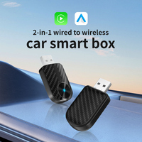 Adaptateur 2 en 1 Trolink Tek B115, clé USB avec convertisseur filaire vers sans fil, mini-convertisseur universel Android Auto & CarPlay pour voitures