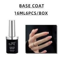 2024 nouveau Style 16ml en céramique coloré bouteille longue durée renforcer Bling ongles Gel couche de finition et couche de base Uv vernis à ongles