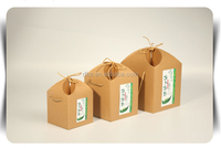 Boîte d'emballage en papier kraft brun arachide alimentaire créative Boîte d'emballage d'emballage en carton ondulé biodégradable pour vêtements