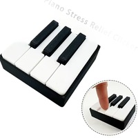 Nouveau Jouet de Bureau Transfrontalier à Clavier de Piano 3D Imprimé, Petits Ornements, Jouet de Décompression, 6 Pièces, Thème Films & TV
