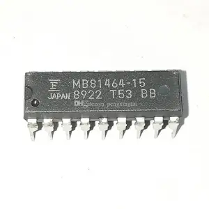 MB81464-15 . MB81464-12 , MB81464-10 / MB81464 . 64K X 4 PAGE MODE DRAM IC . dual in-line 18 pins plastic package PDIP18 integra