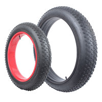Approvisionnement direct d'usine 20 pouces 26 pouces de large corps gonflable pneu de vélo en caoutchouc pour gros vélo neige pneu bouche droite intérieur extérieur