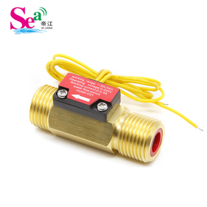 สวิตช์ควบคุมการไหลของน้ำ Dijiang Brass Copper Flow Switch 0-220V Hall Effect Flow Sensor Switch 1.5-30L/min G1/2 G3/4 Thread 50W สำหรับปั๊มน้ำร้อน - Product Image 3