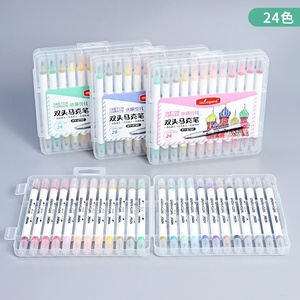 ใหม่มาถึงฟลูออเรสเซนต์ที่มีสีสันคู่สิ้นสุดการออกแบบ12/24/36สีเครื่องดื่มแอลกอฮอล์ตามศิลปะเครื่องหมายชุด - Product Image 4