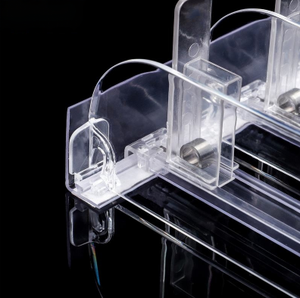 Organisateur de boissons en plastique transparent avec poussoir à glissement rapide pour supermarché - Product Image 3