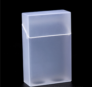 Étui à cigarettes fin en plastique transparent, boîte à colle crème DIY, étuis à cigarettes fins pour femmes - Product Image 5