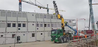 Maison préfabriquée modulaire en conteneur pour hôtel et appartement, construction chinoise, installation rapide, 20FT 40FT