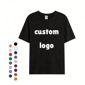 Camisetas de Algodón Unisex de Corte Regular con Logotipo Personalizado Estampado, Uniformes Escolares de Manga Corta de 190 g/m², Estilo Urbano, Marca Wsl Blank para Hombre - Product Image 1