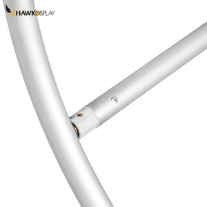 El agente quería una alta comisión global en el soporte de exhibición en forma de S del tubo de tela plegable portátil más vendido para la exposición - Product Image 5