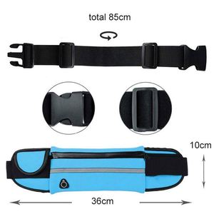 Neoprene Waterproof Durable Unisex Outdoor Sports Running Jogging Waist Bag Phone Waist <b>Belt</b> Pack Fitness <b>Elastic</b> Fanny Pack - Product Image 5
