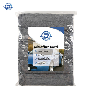 Toalla de Microfibra de Secado Rápido para Lavado de Autos, Paño de Microfibra para Autos, Venta al por Mayor, Logotipo Personalizado - Product Image 1