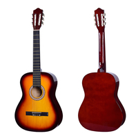 Cheap Beginner Student Linden Wood 39 Inch Classical Guitar